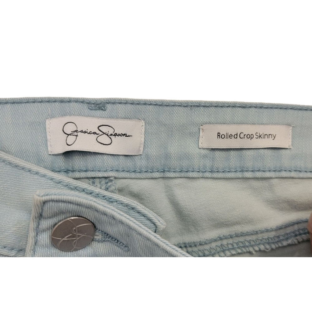 Jessica Simpson Rolled Crop Skinny Jeans - Picture 7 of 8